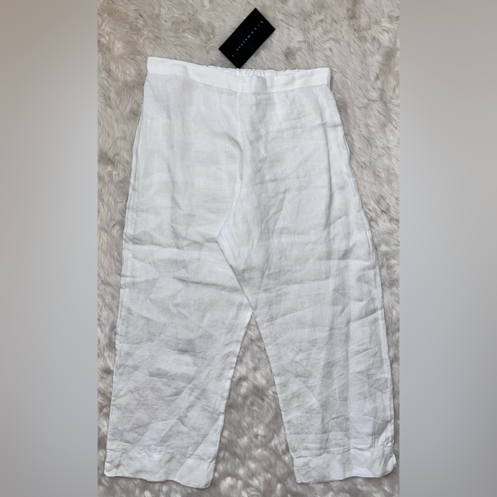Bryn Walker Anka Light White Linen Pants XXS NWT - Picture 5 of 10